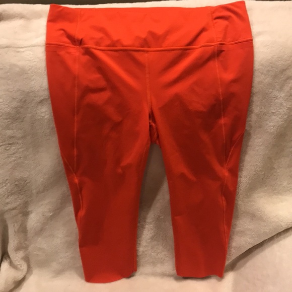Athleta orange cropped leggings - Picture 7 of 7